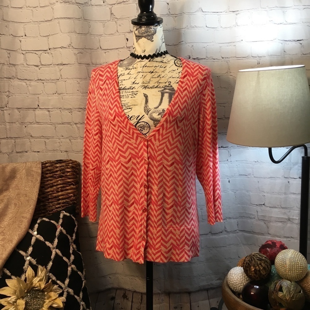 Maurice’s chevron button cardigan